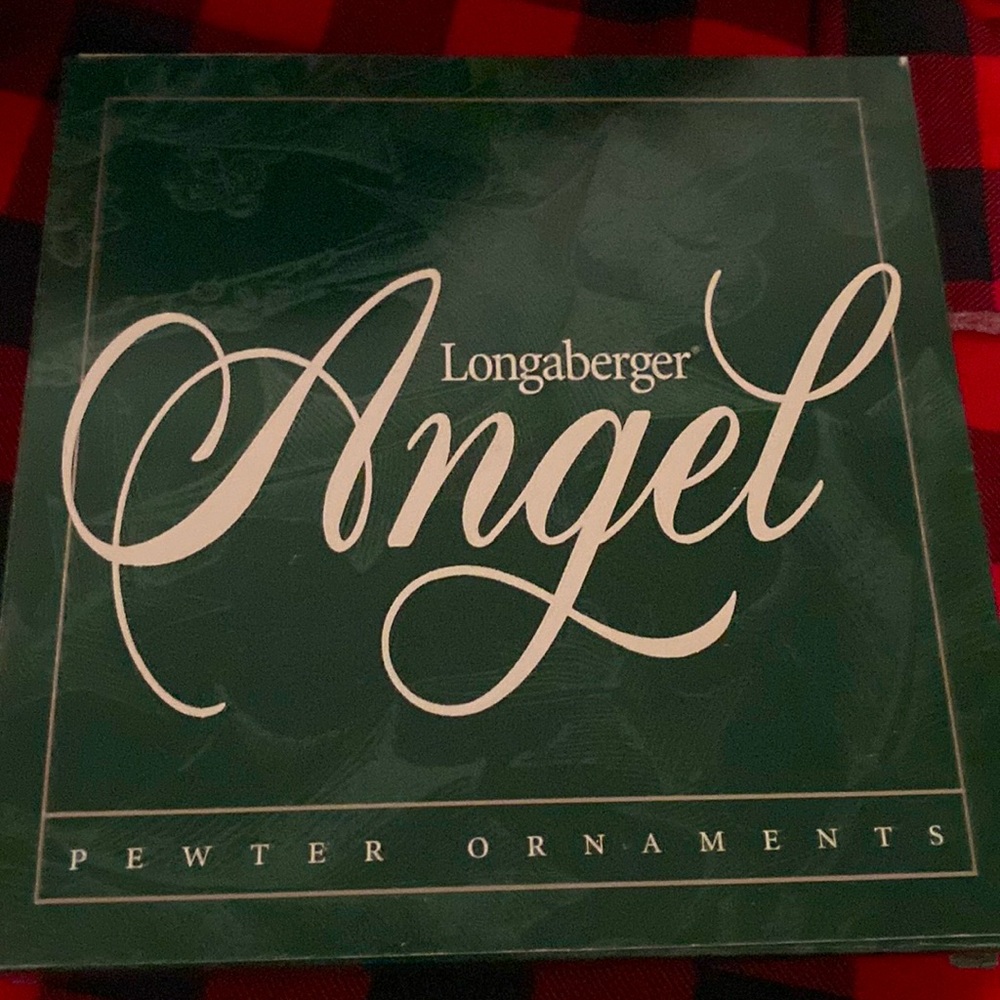 Longaberger Angel pewter ornaments